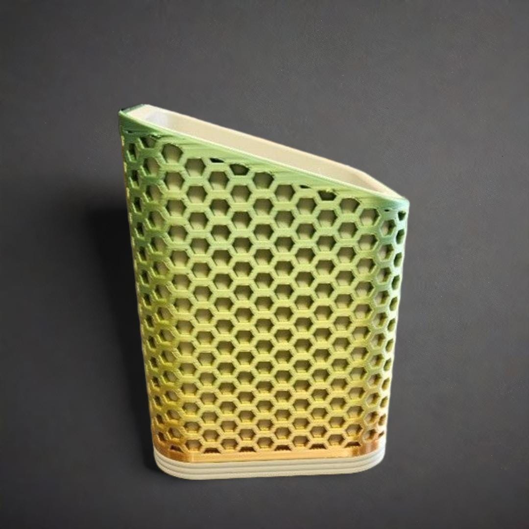 Desk Tidy, Storage Pot, Container, TV Remote Tidy, Paint Brush Holder, Hobby Organiser, Unique, Bespoke Design, Bright, Flexymal