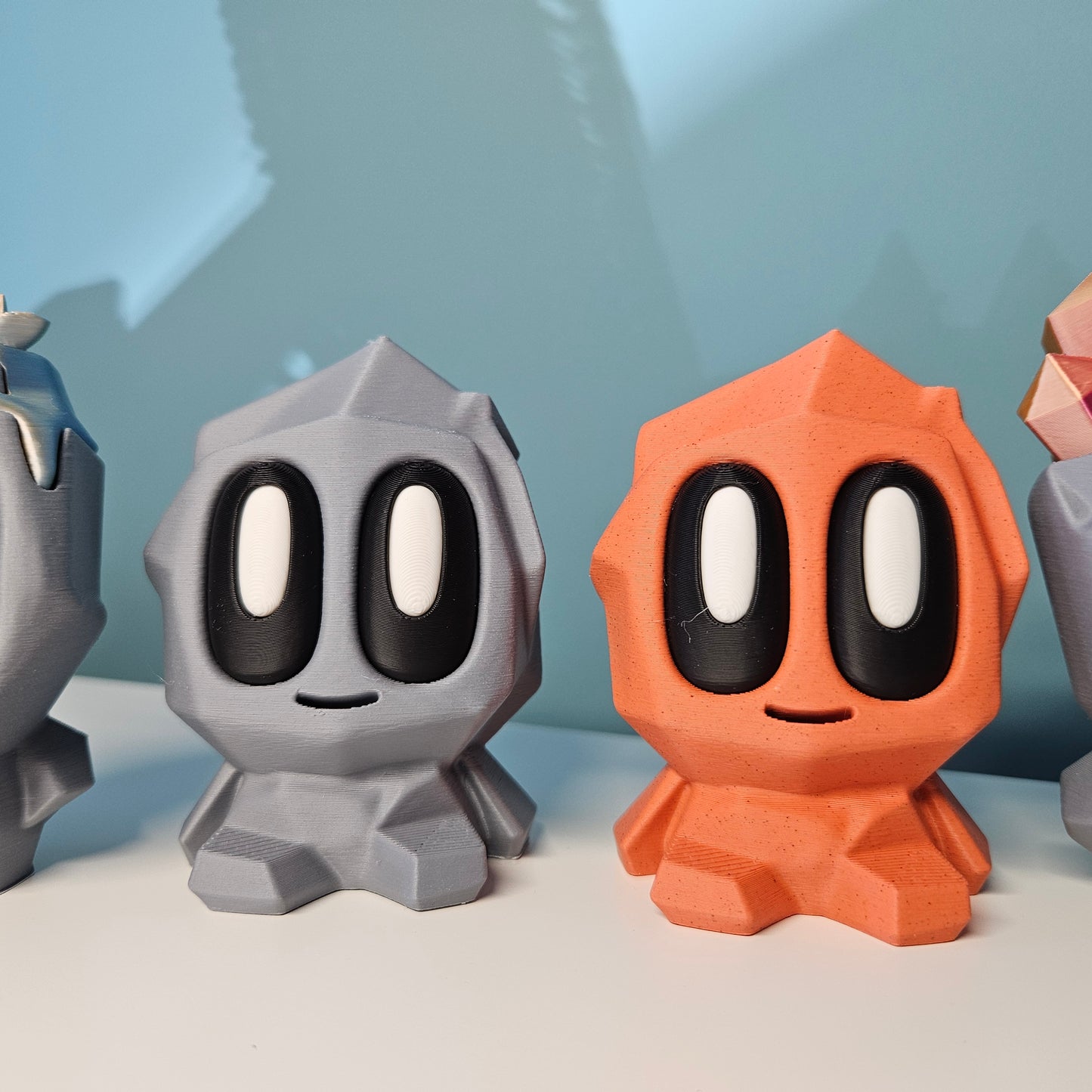 Rock Pal Figures in Contrasting Colours and Various Sizes