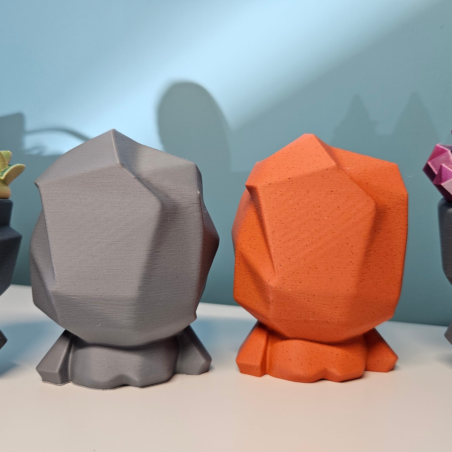 Rock Pal Figures in Contrasting Colours and Various Sizes