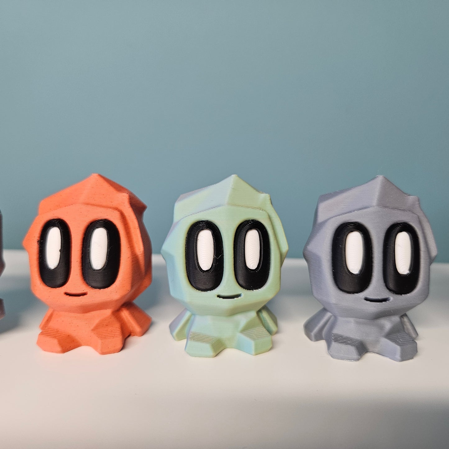 Rock Pal Figures in Contrasting Colours and Various Sizes