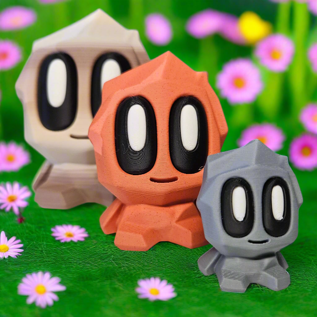 Rock Pal Figures in Contrasting Colours and Various Sizes
