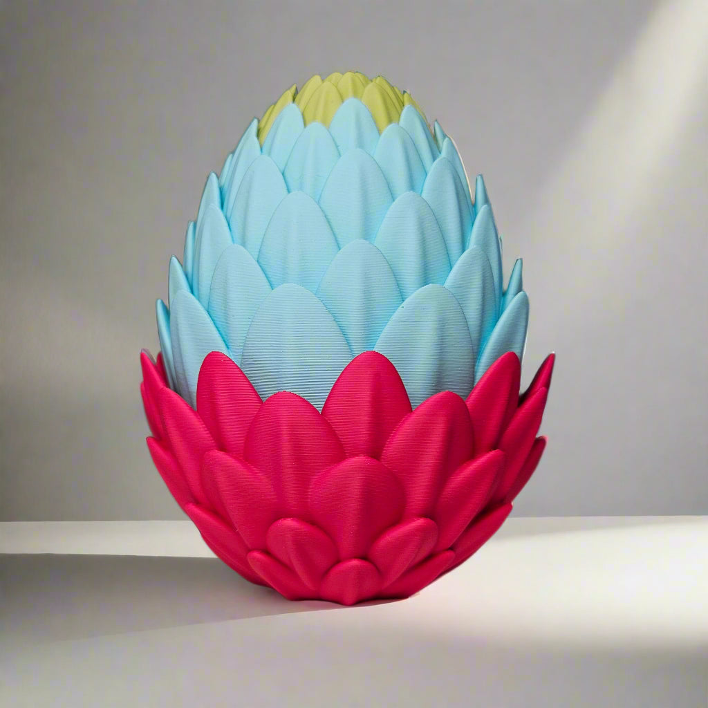 18cm Flexible Cute Sakura Dragon In Pastel Colours, Matching Egg Optional