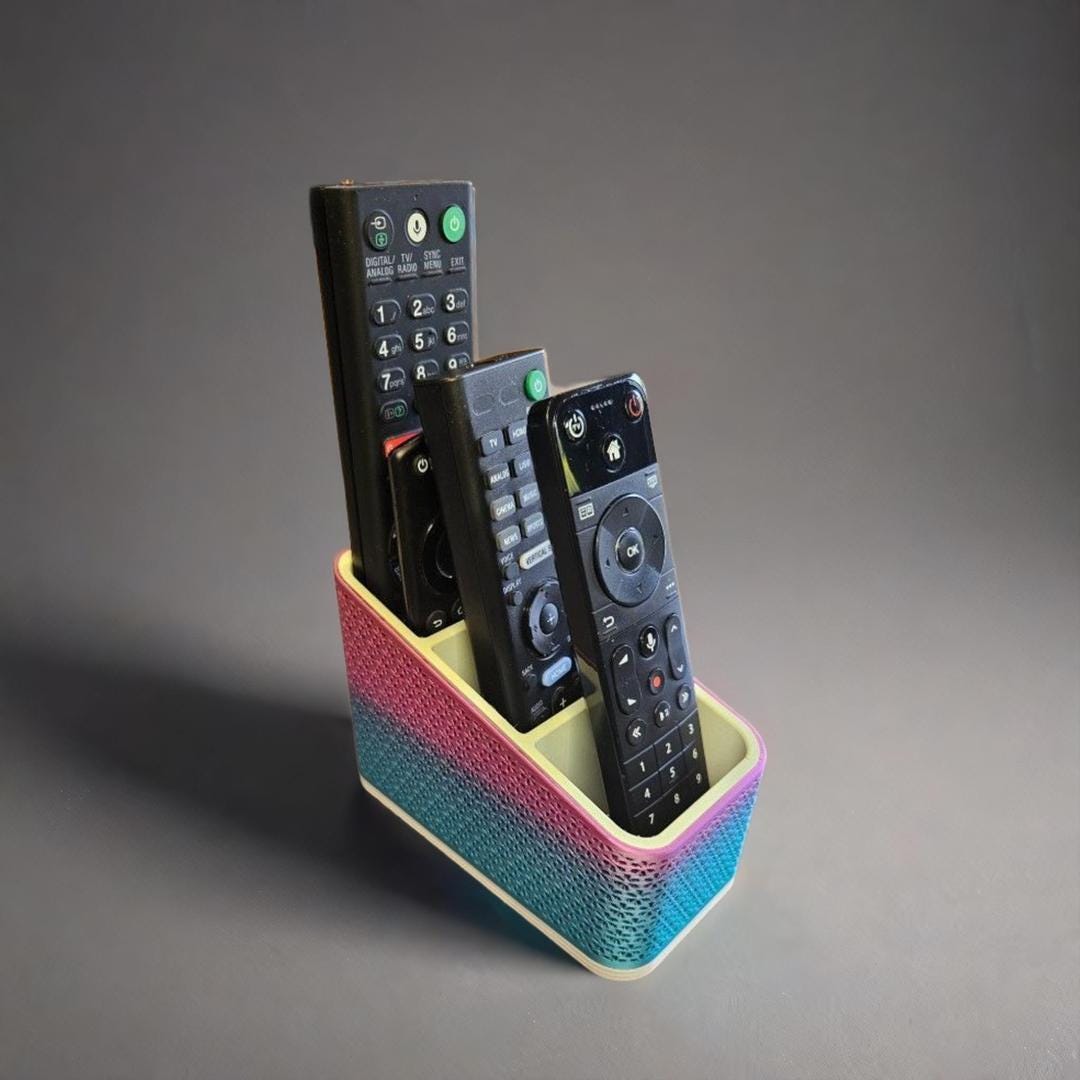 Desk Tidy, Storage Pot, Container, TV Remote Tidy, Paint Brush Holder, Hobby Organiser, Unique, Bespoke Design, Bright, Flexymal