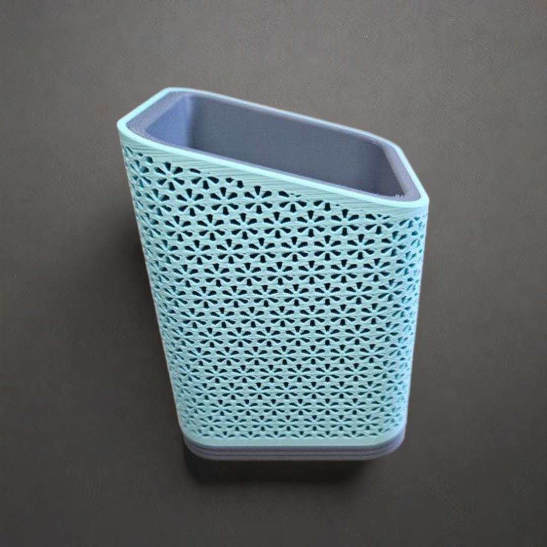 Desk Tidy, Storage Pot, Container, TV Remote Tidy, Paint Brush Holder, Hobby Organiser, Unique, Bespoke Design, Bright, Flexymal