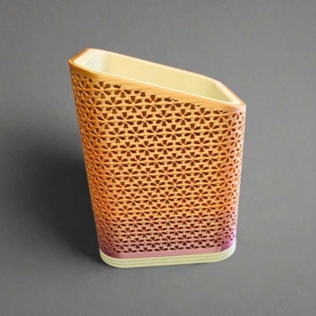 Desk Tidy, Storage Pot, Container, TV Remote Tidy, Paint Brush Holder, Hobby Organiser, Unique, Bespoke Design, Bright, Flexymal