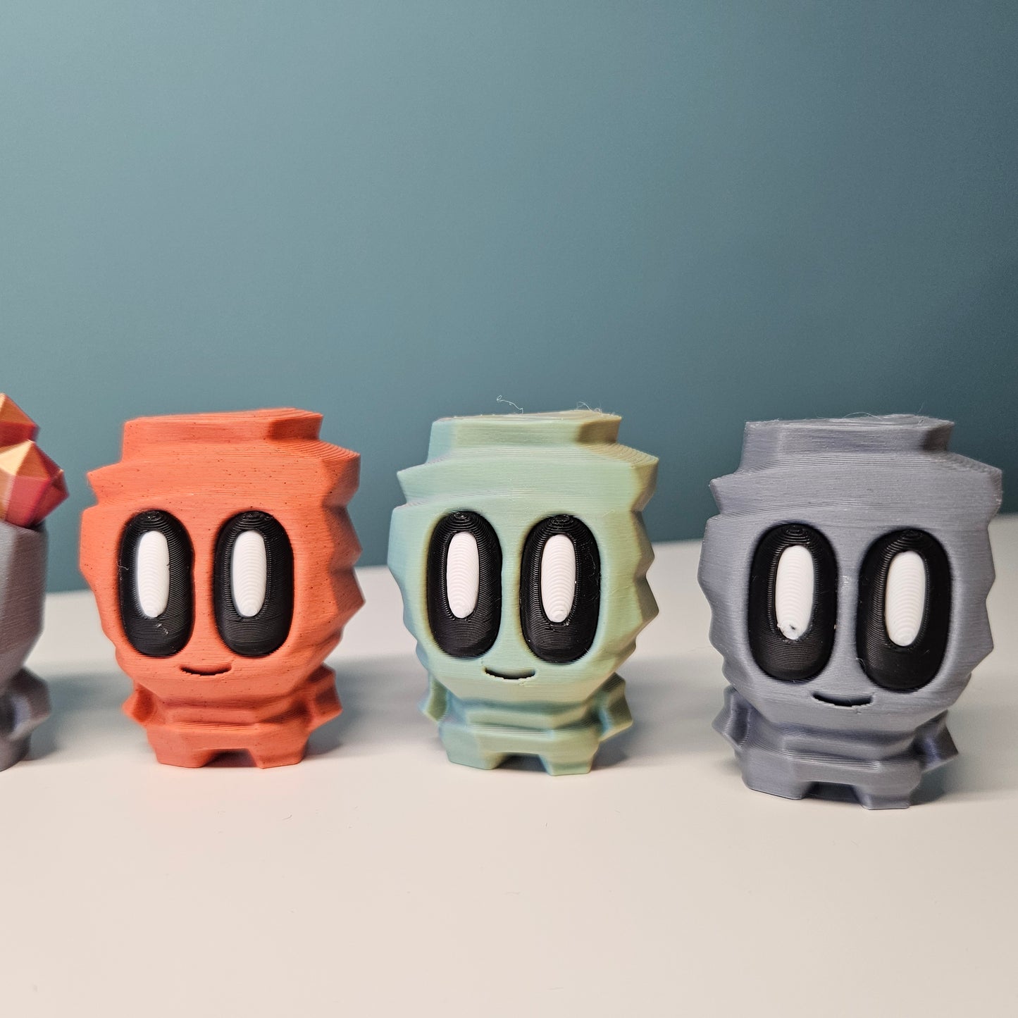 Rock Pal Figures in Contrasting Colours and Various Sizes