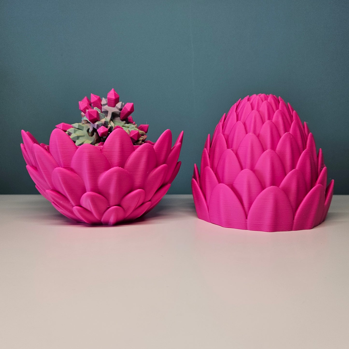 49cm Flexible Crystal Dragons. Matching 15cm Egg Optional.