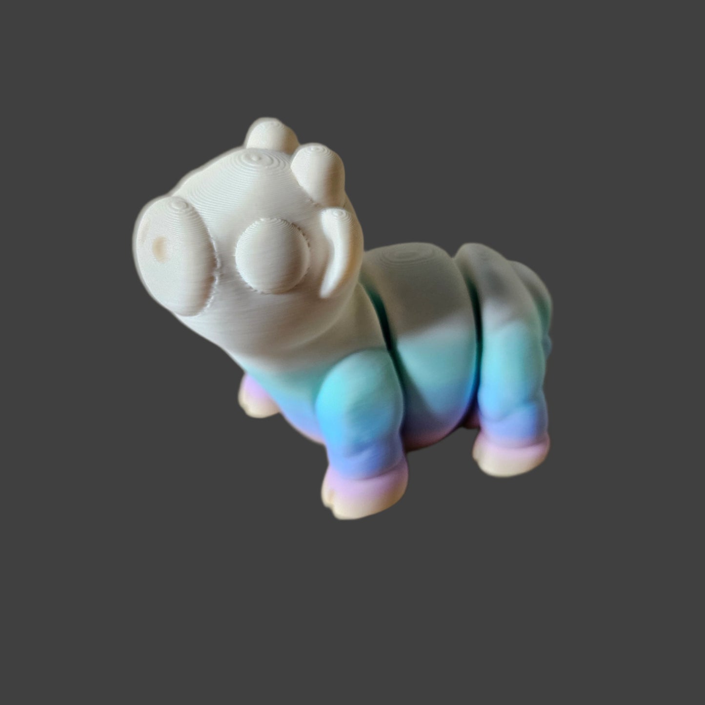 Large  Articulated Fidget Animals In Pastel Colours