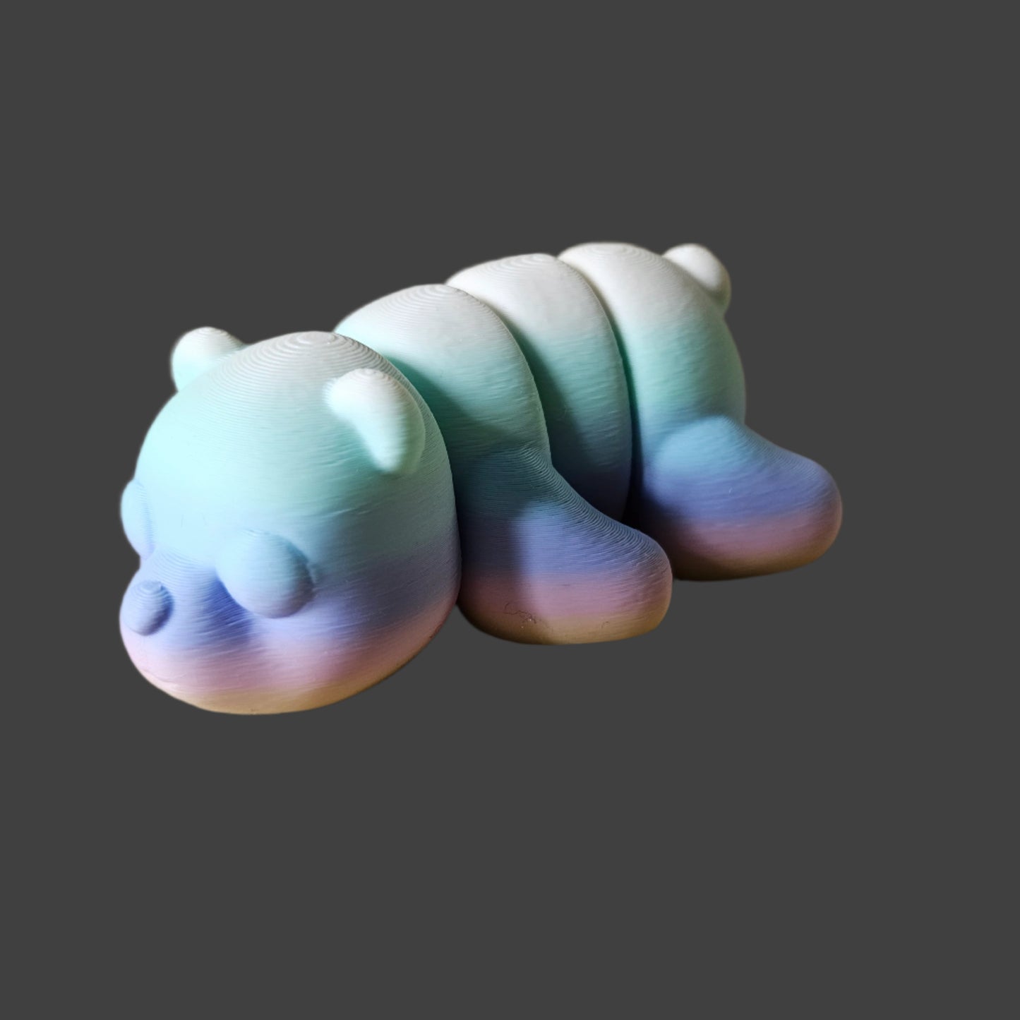 Large  Articulated Fidget Animals In Pastel Colours