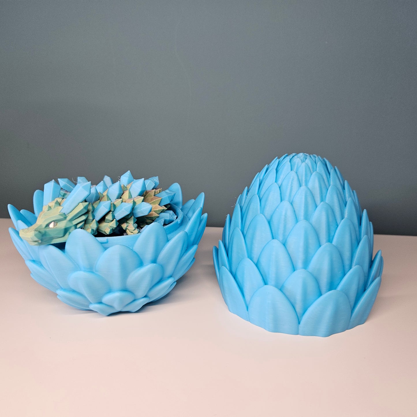 49cm Flexible Crystal Dragons. Matching 15cm Egg Optional.