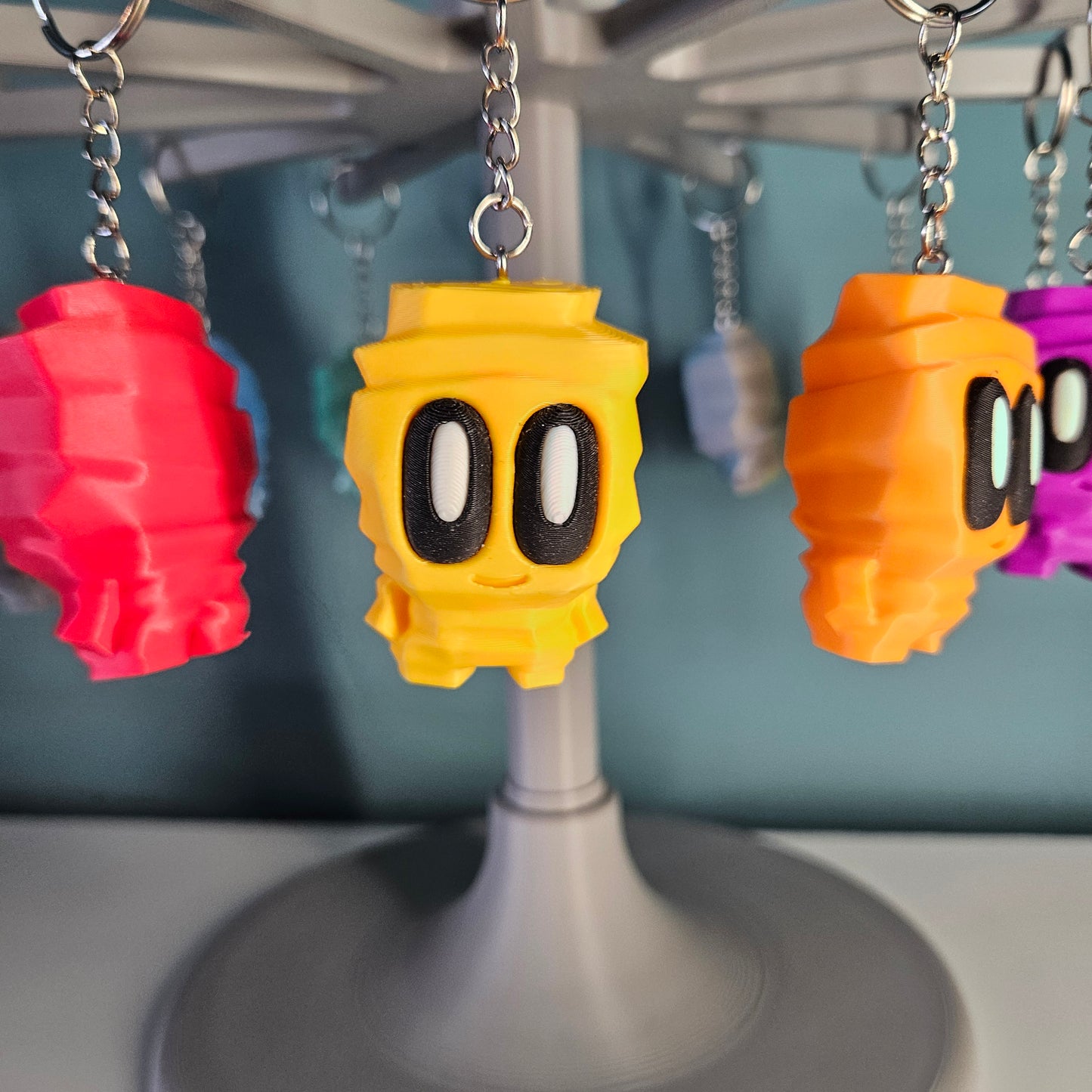 Cute Character Keyring / Key Chain by Flexymals.co.uk