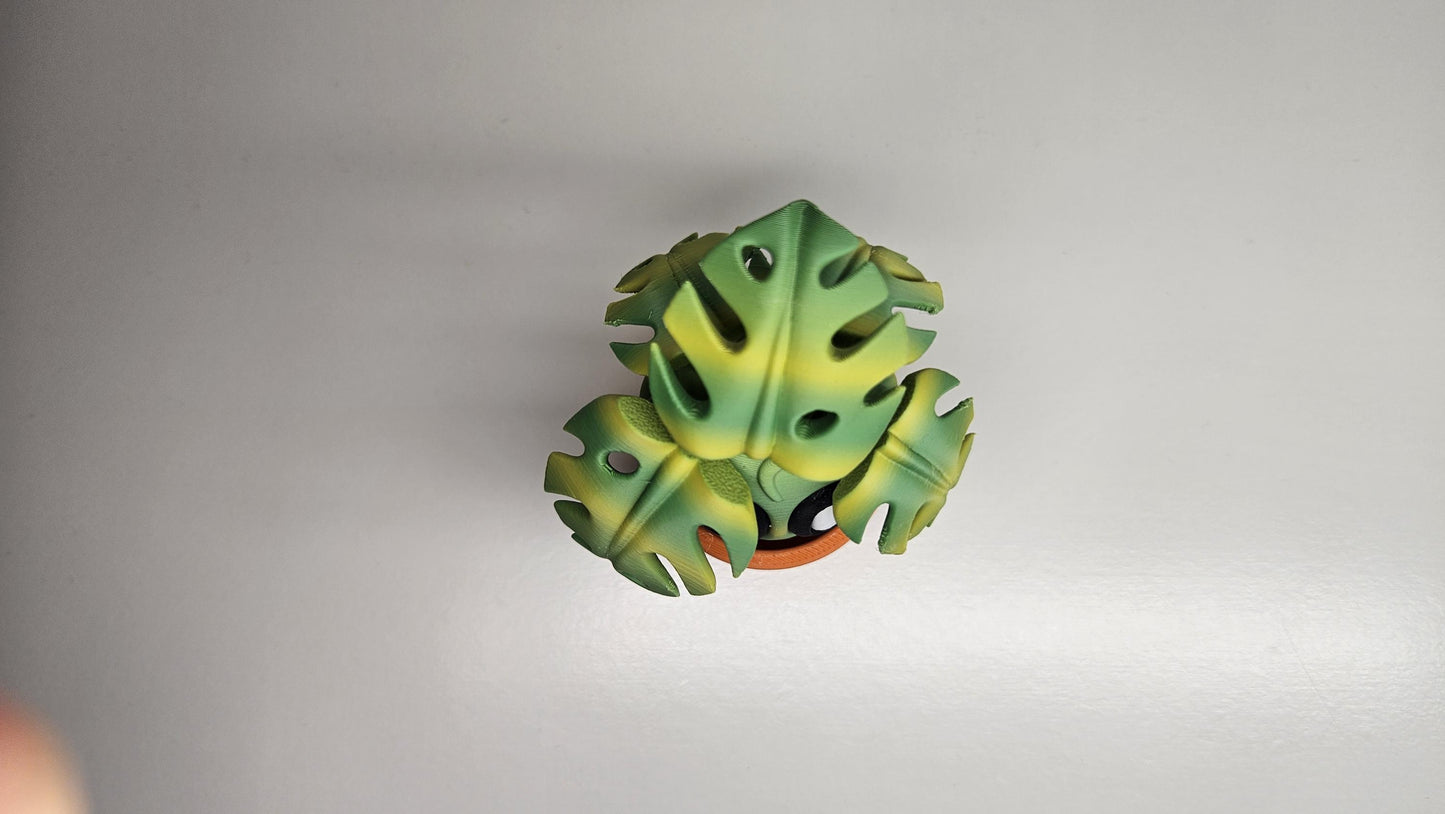 Medium Sized Monstero Figure with Detachable Plant Pot