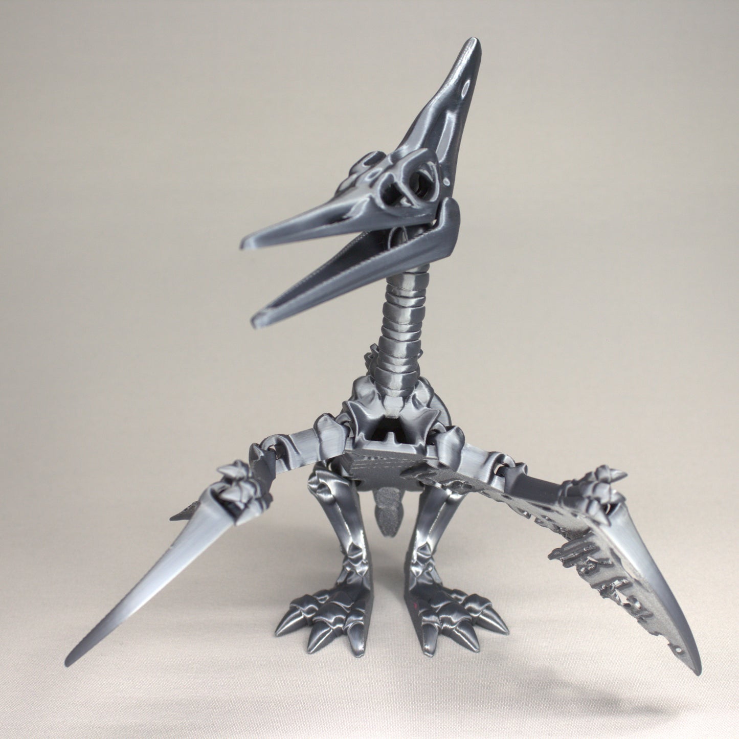 Pteranodon - 3D Printed Dinosaur Skeleton Fidget Toy Flexible Joints