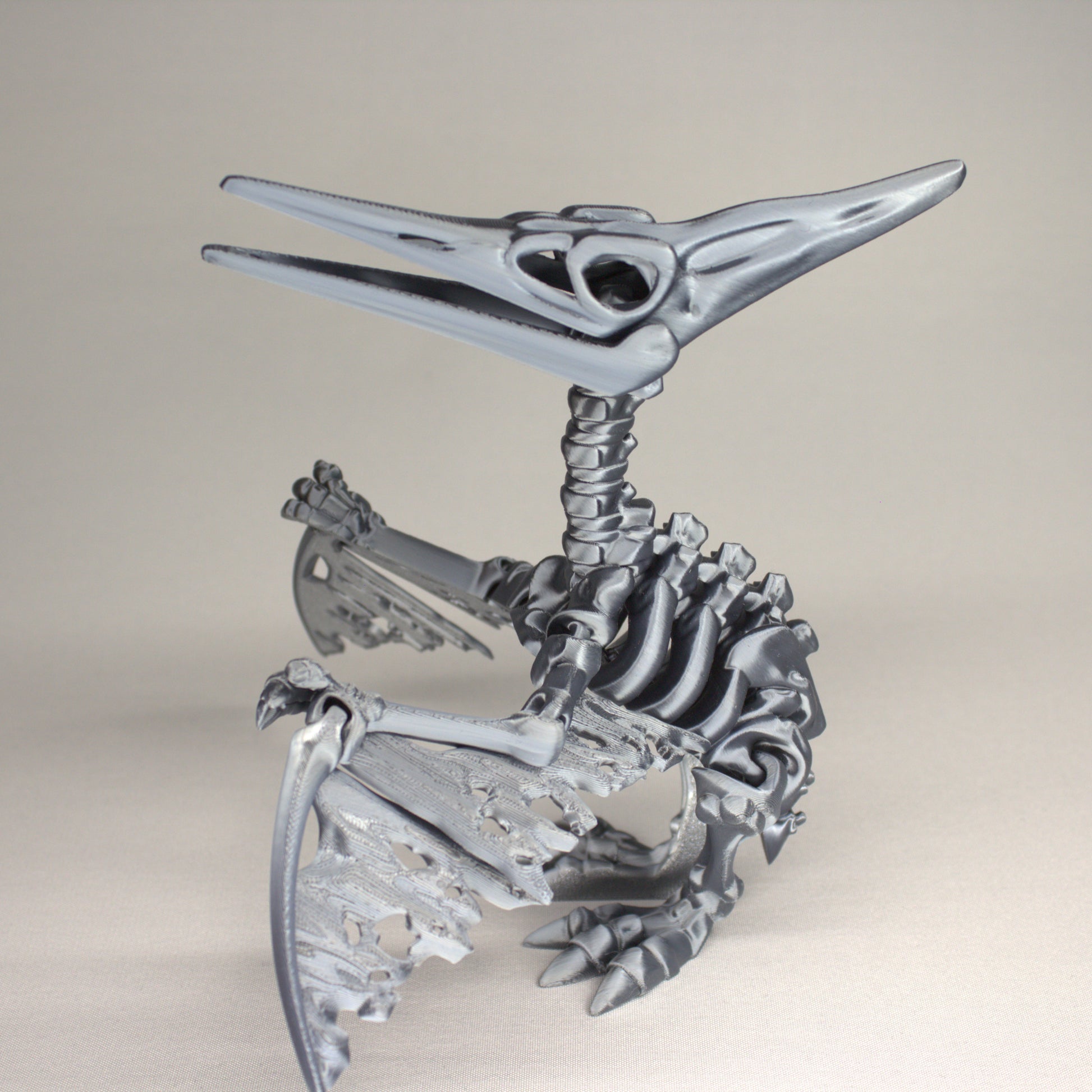 Pteranodon - 3D Printed Dinosaur Skeleton Fidget Toy Flexible Joints