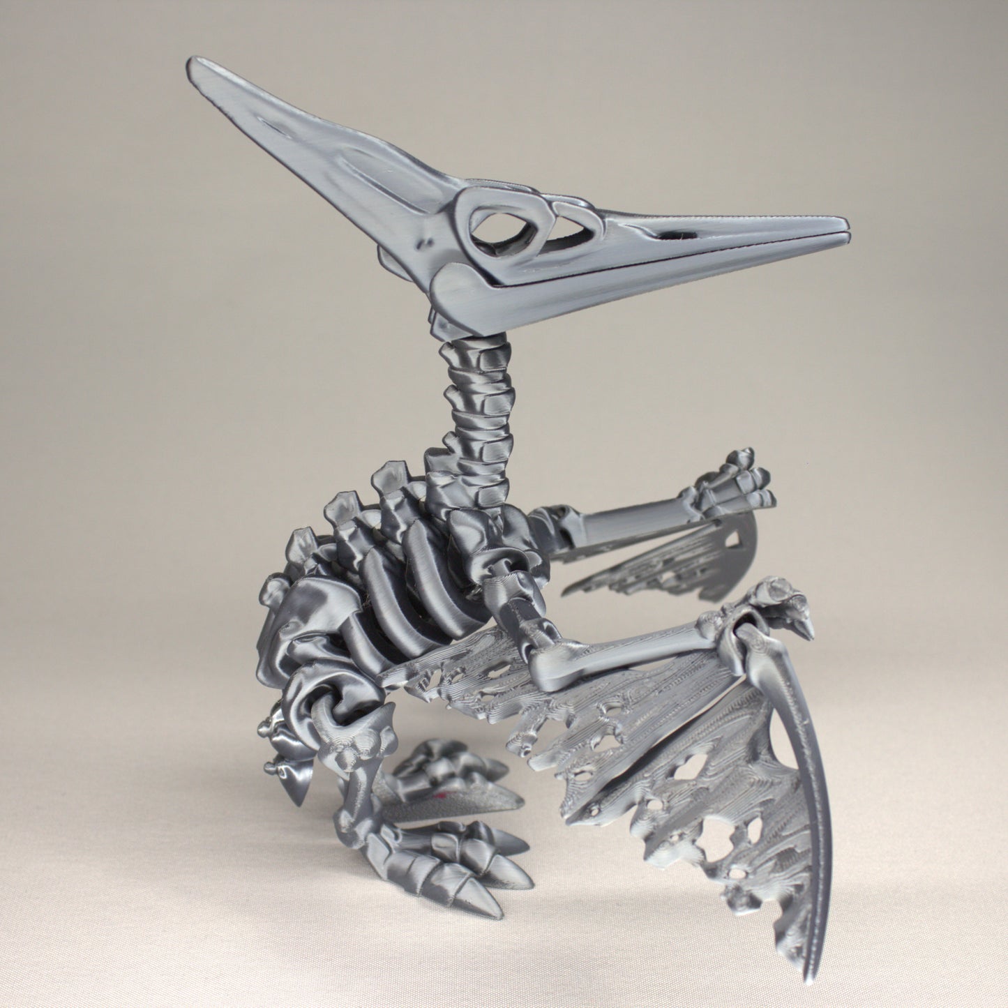 Pteranodon - 3D Printed Dinosaur Skeleton Fidget Toy Flexible Joints