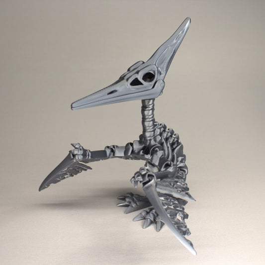 Pteranodon - 3D Printed Dinosaur Skeleton Fidget Toy Flexible Joints