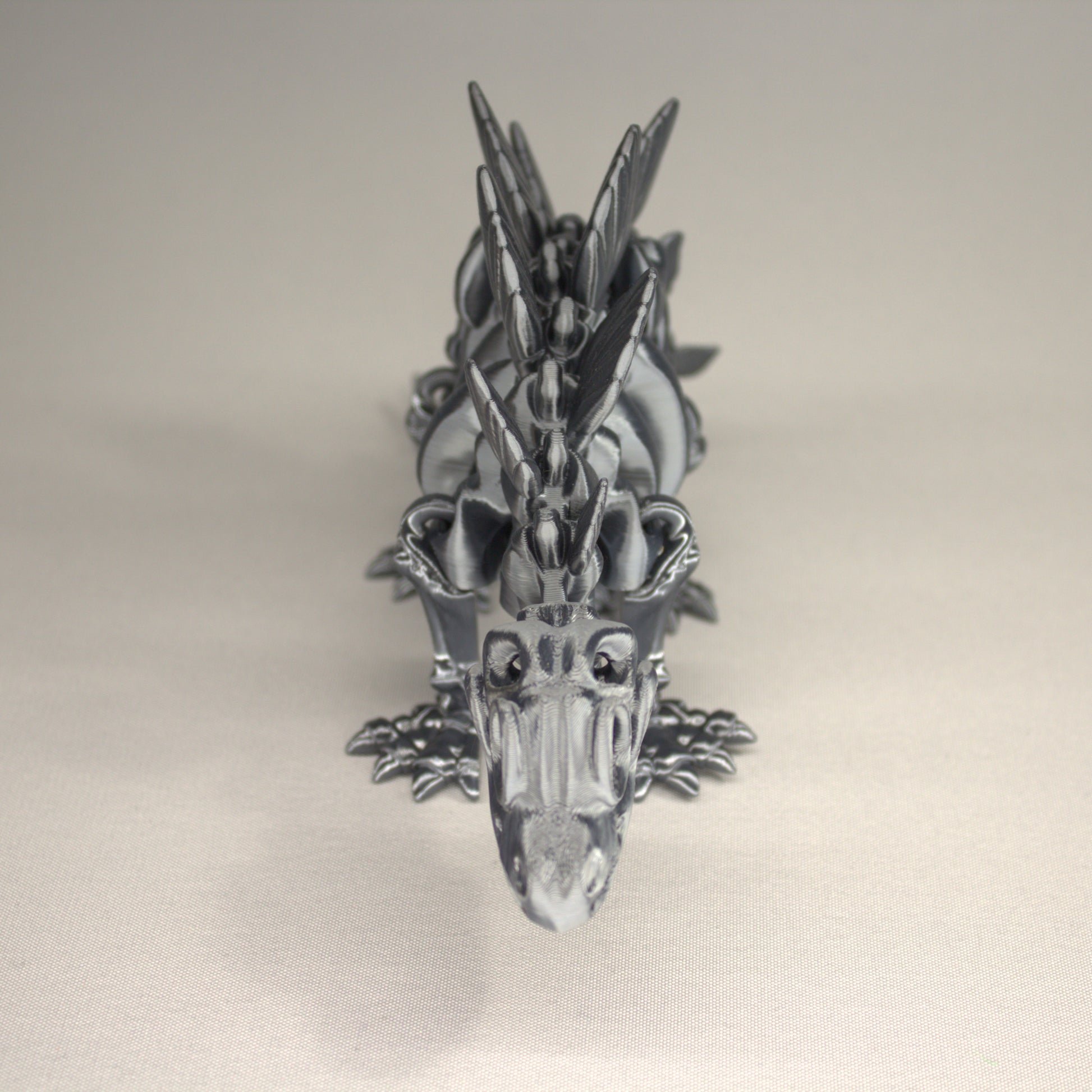Stegosaurus 3D Printed Dinosaur Skeleton Fidget Toy Flexible Joints