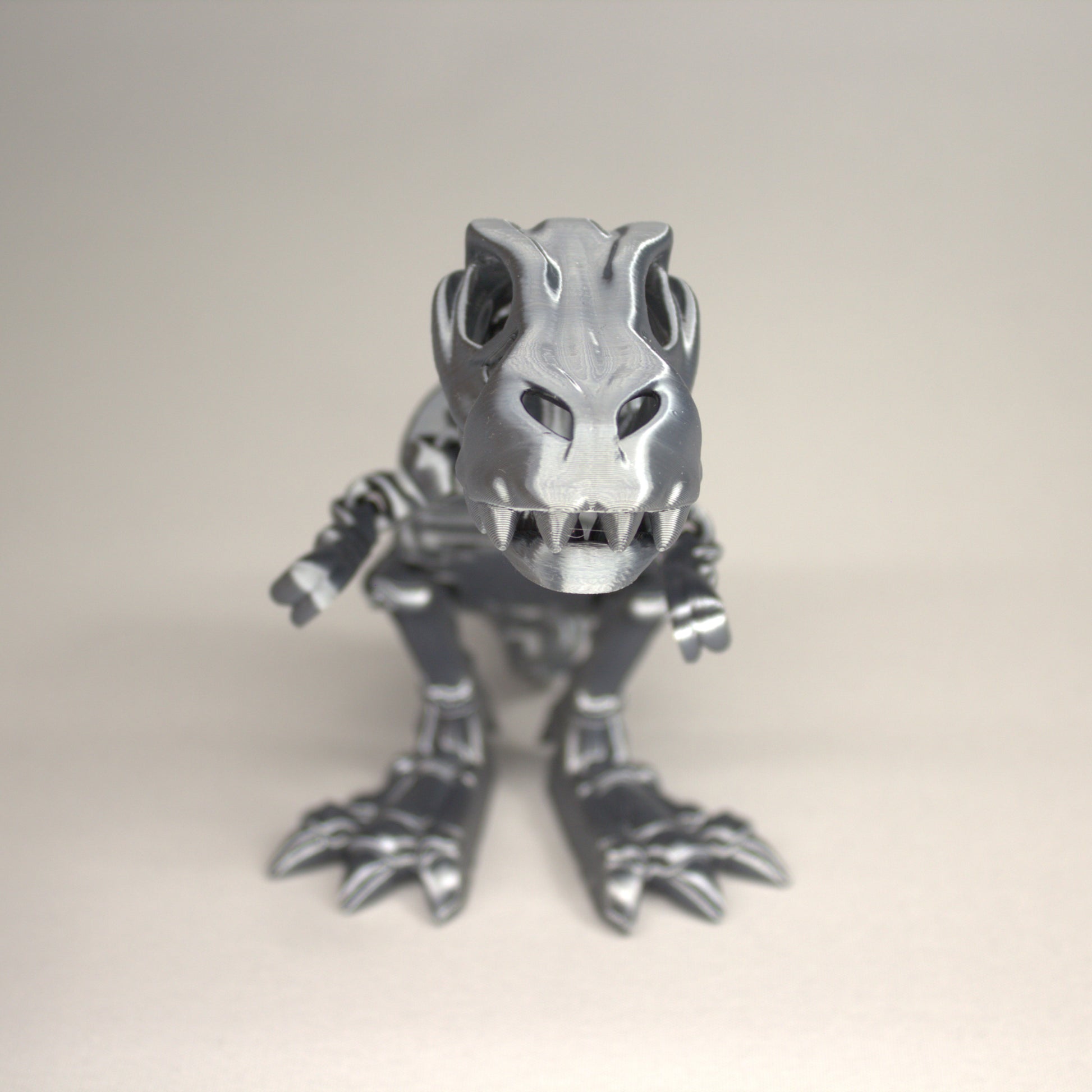 T-Rex 3D Printed Dinosaur Skeleton Fidget Toy Flexible Joints