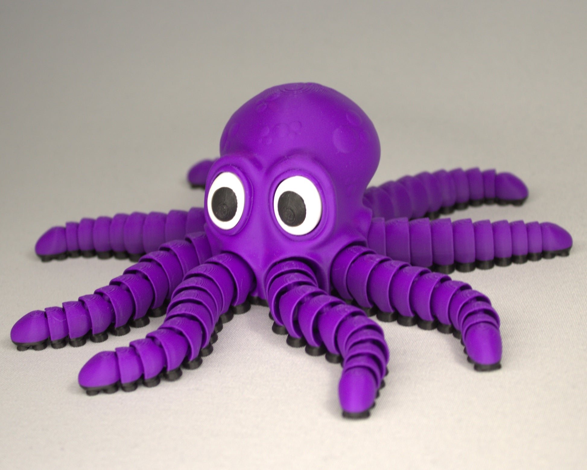 3D Printed Articulated Octopus Fidget Toy | Stress Relief Sensory Toy | Flexible Octopus Gift | Desk Fidget for Kids & Adults