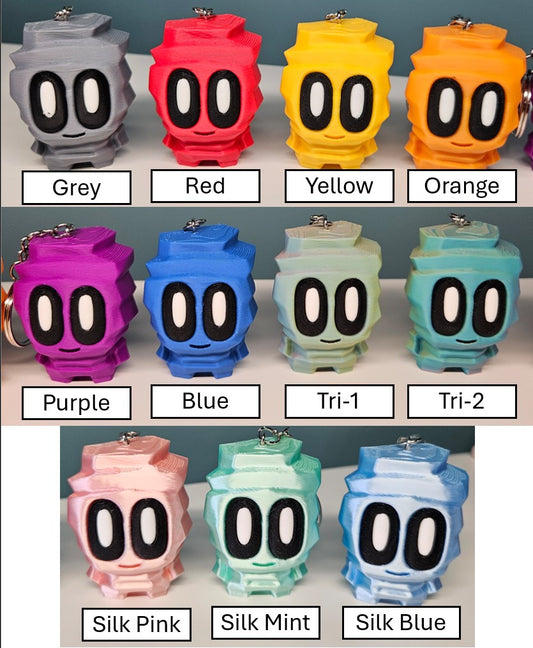 Cute Character Keyring / Key Chain by Flexymals.co.uk