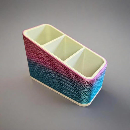 Desk Tidy, Storage Pot, Container, TV Remote Tidy, Paint Brush Holder, Hobby Organiser, Unique, Bespoke Design, Bright, Flexymal