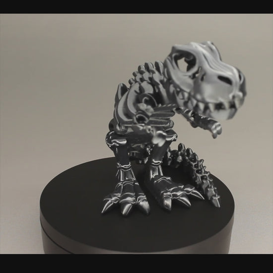 T-Rex 3D Printed Dinosaur Skeleton Fidget Toy Flexible Joints