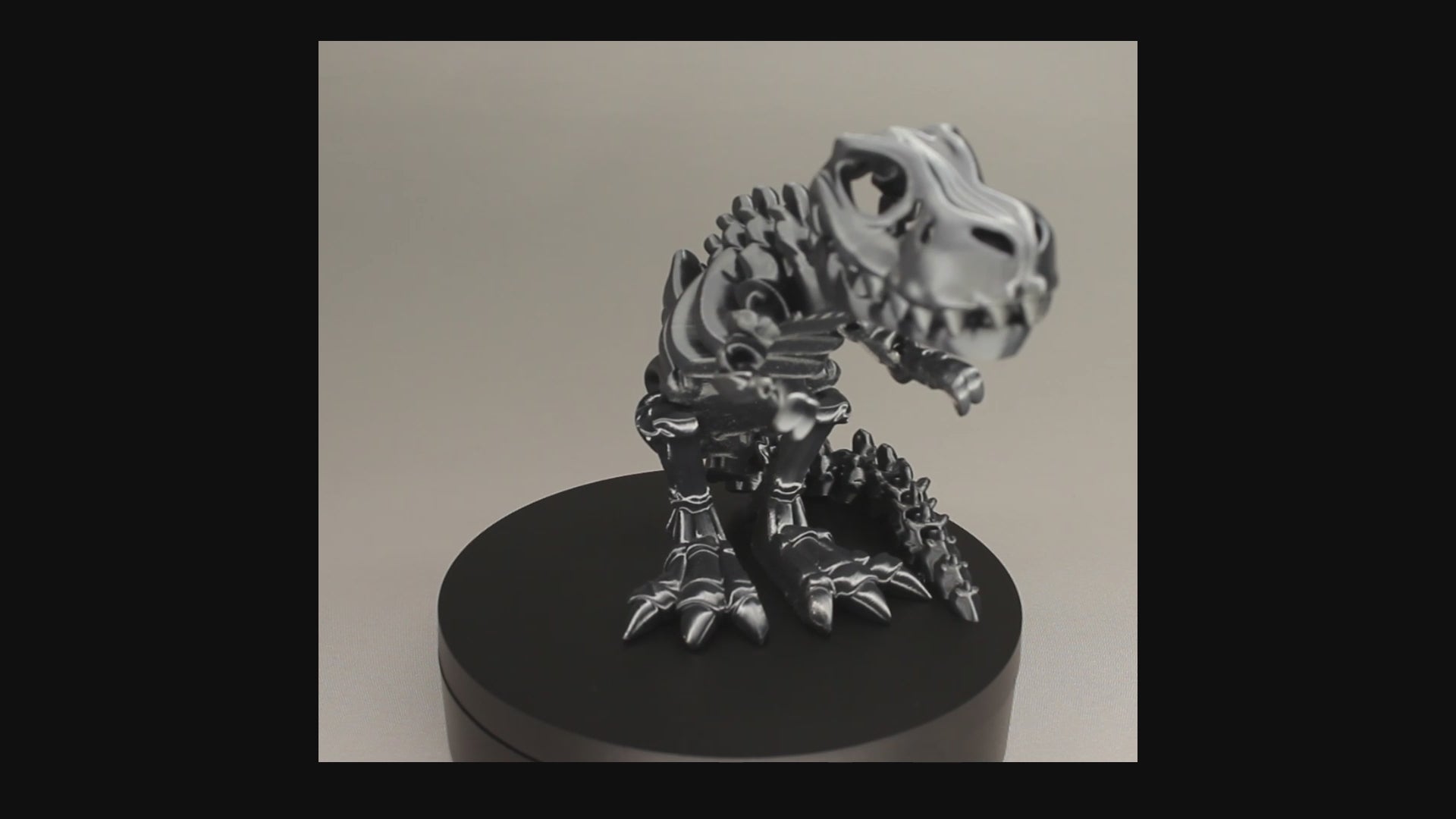 T-Rex 3D Printed Dinosaur Skeleton Fidget Toy Flexible Joints