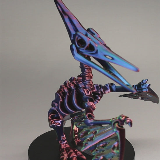 Pteranodon - 3D Printed Dinosaur Skeleton Fidget Toy Flexible Joints