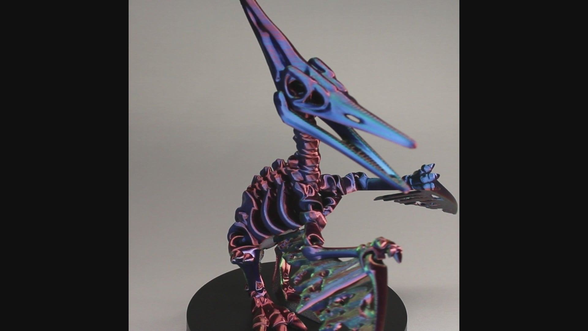 Pteranodon - 3D Printed Dinosaur Skeleton Fidget Toy Flexible Joints
